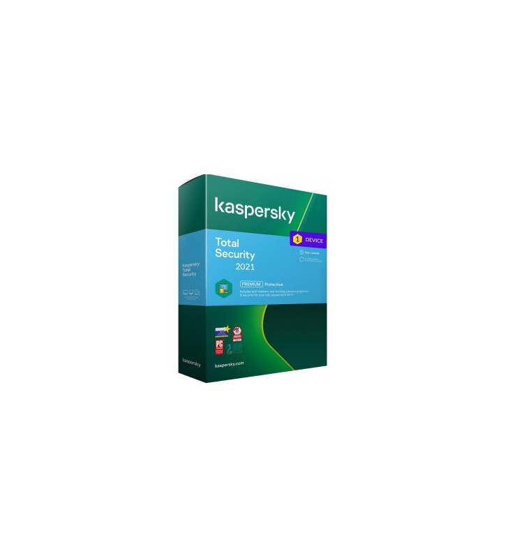 Kaspersky|KL1949O5AFS-21MSB|Total Security/1 device/1year/base/BOX