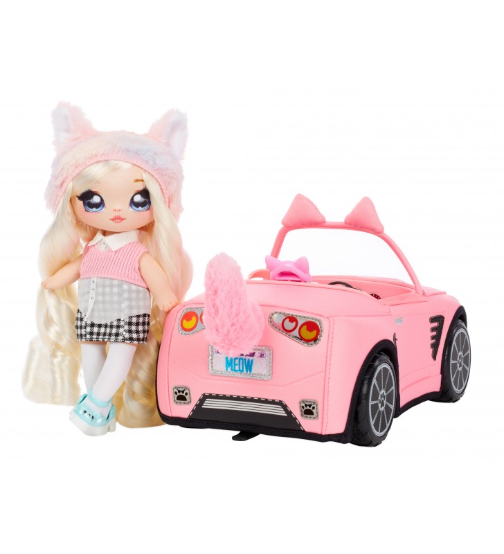 Na! Na! Na! Surprise Soft Plush Convertible Auto della bambola