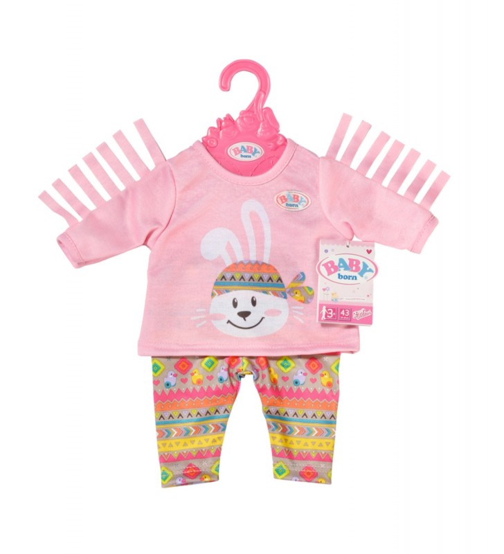 BABY born Trendy Rabbit Pullover Outfit Set di vestiti per bambola