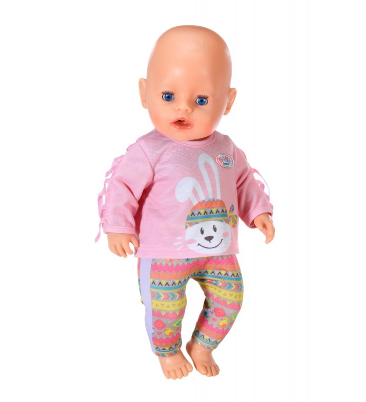BABY born Trendy Rabbit Pullover Outfit Set di vestiti per bambola