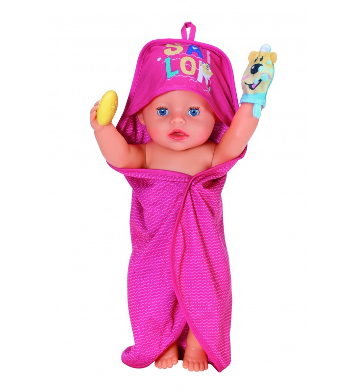BABY born Bath Hooded Towel Set Set da bagno per bambole