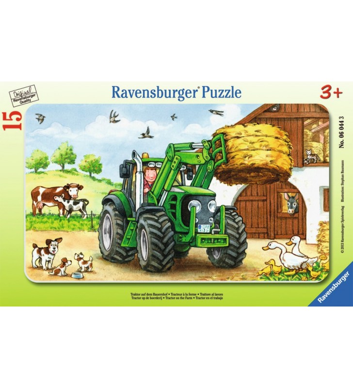 Ravensburger 00.006.044 Puzzle 15 pz Fattoria
