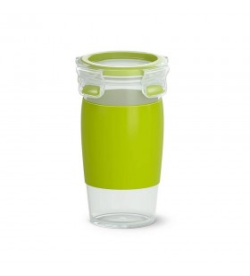 EMSA CLIP & GO Contenitore per il pranzo 0,45 L Plastica Verde, Trasparente 1 pz