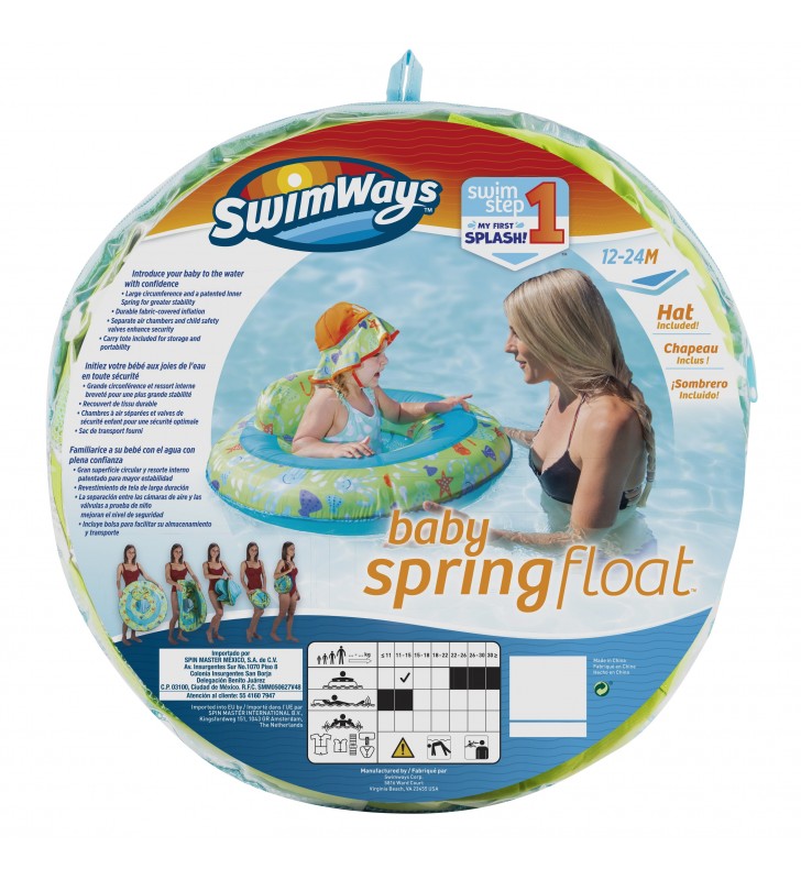 SwimWays , Baby Spring Float con cappellino