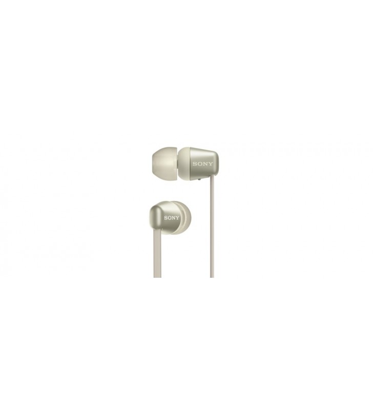 Sony WI-C310 Auricolare Wireless In-ear, Passanuca Musica e Chiamate Bluetooth Oro
