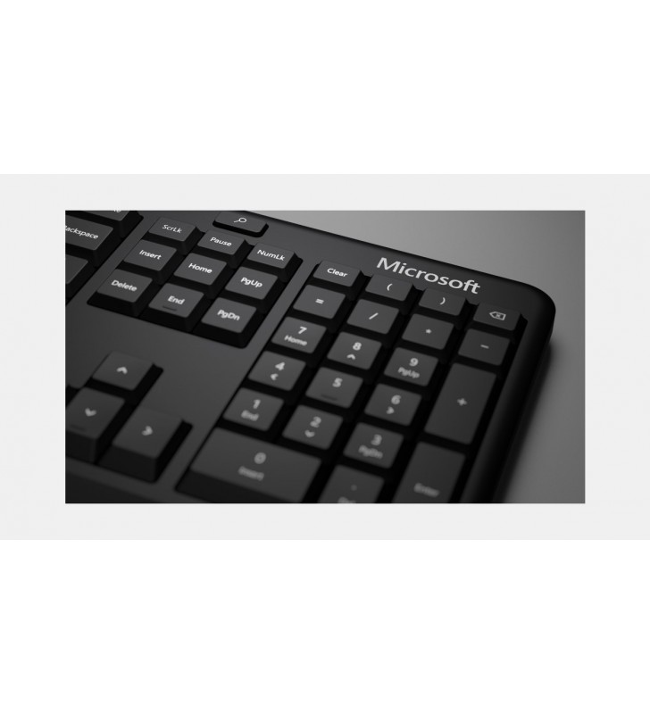 Microsoft Ergonomic Keyboard tastiera USB Tedesco Nero