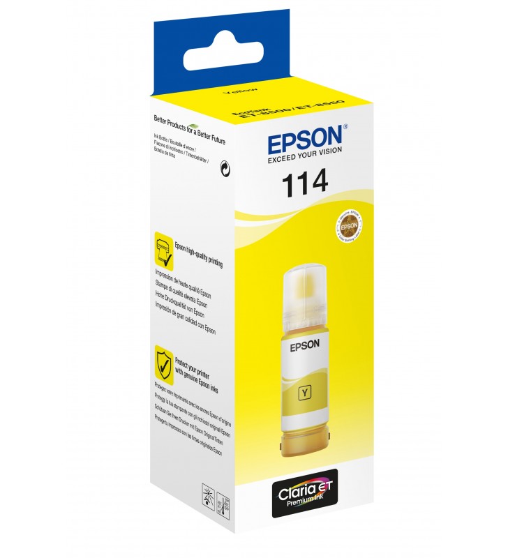 Epson 114 EcoTank Yellow ink bottle
