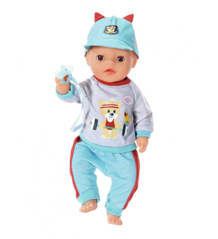 BABY born Little SportyOutfit blue Set di vestiti per bambola