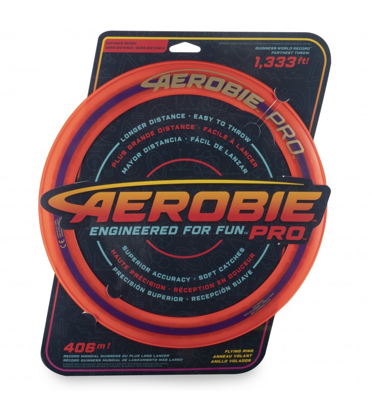 Aerobie Pro Ring, disco volante da esterno, 35,6 cm, arancione
