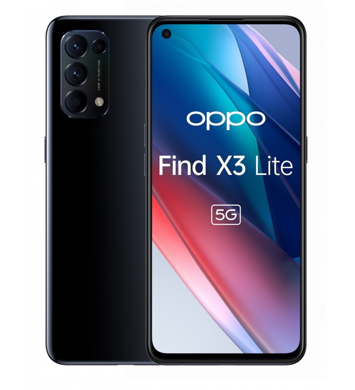 OPPO Find X3 Lite Smartphone 5G, Qualcomm 765G, Display 6.43'' FHD+AMOLED, 4 Fotocamere 64MP, RAM 8GB ESPANDIBILE FINO A