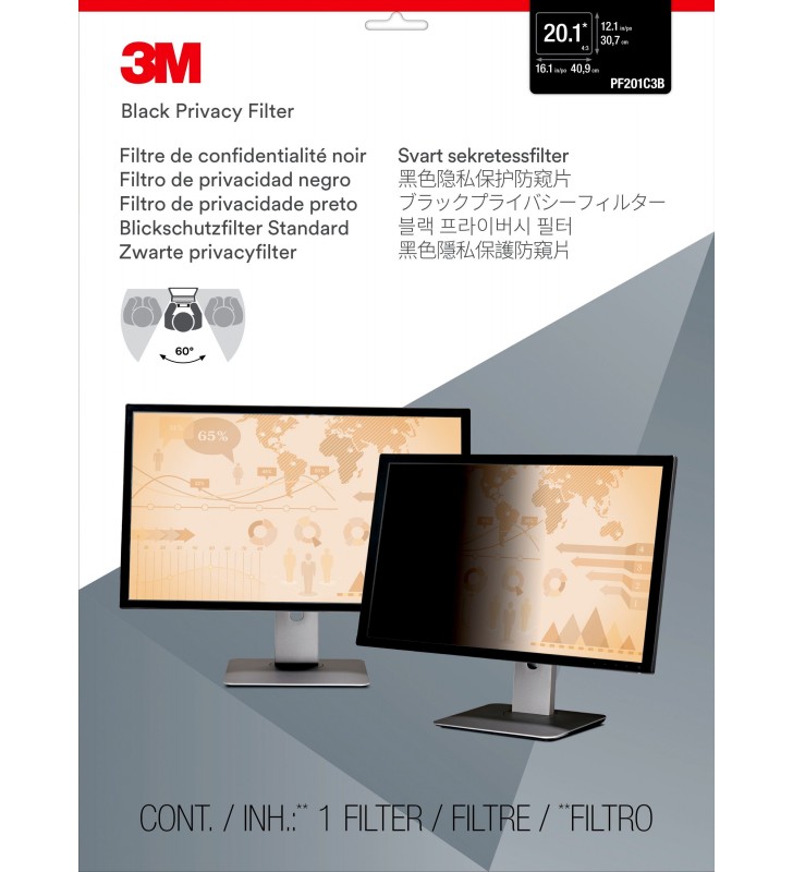 3M Filtro Privacy per monitor standard da 20,1"