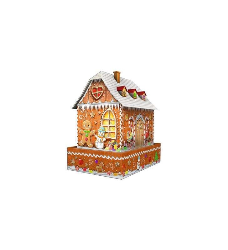 Ravensburger Christmas Gingerbread House Night Edition Puzzle 3D 216 pz Edifici