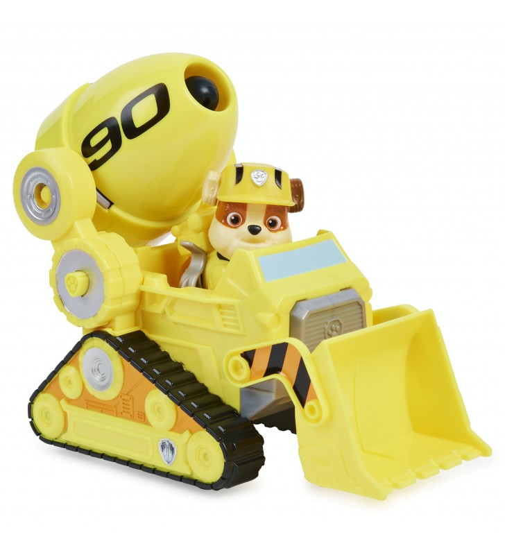 PAW Patrol , Veicolo e personaggio di Rubble da IL FILM da collezione, giocattoli per bambini dai 3 anni in su