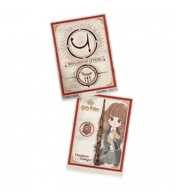 Wizarding World Autentica bacchetta Spellbinding di Hermione Granger 30,5 cm, con carta incantesimo da collezione