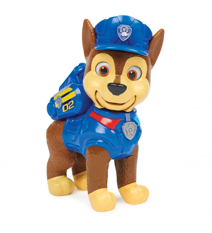 PAW Patrol Action figure interattiva Chase Mission Pup da 15,2 cm ispirata al film con suoni