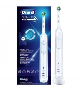 Oral-B Genius X 80354126 spazzolino elettrico Adulto Spazzolino oscillante Bianco