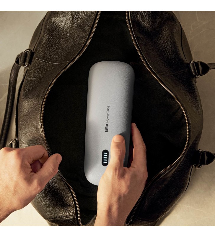 Braun PowerCase – La prima custodia portatile di ricarica per rasoio al mondo, compatibile con il rasoio elettrico Series 9 e 8