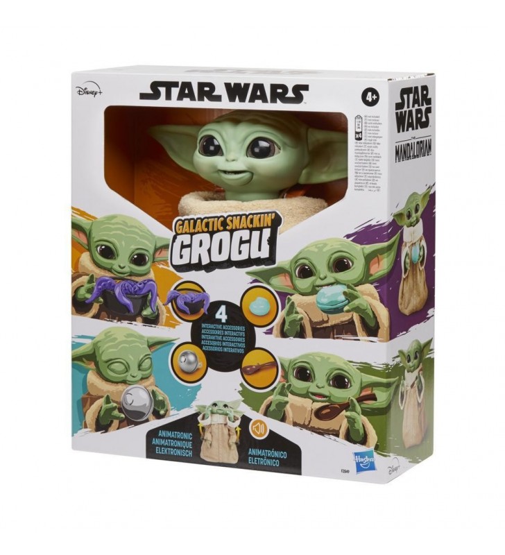 Hasbro Star Wars Galactic Snackin’ Grogu giocattolo interattivo