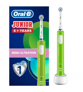 Oral-B Junior Spazzolino Elettrico Ricaricabile Da 6 Anni, Verde