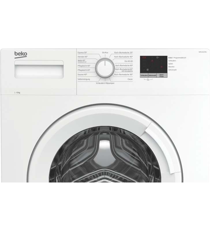 Beko WML61223N1 lavatrice Caricamento frontale 6 kg 1200 Giri/min E Bianco