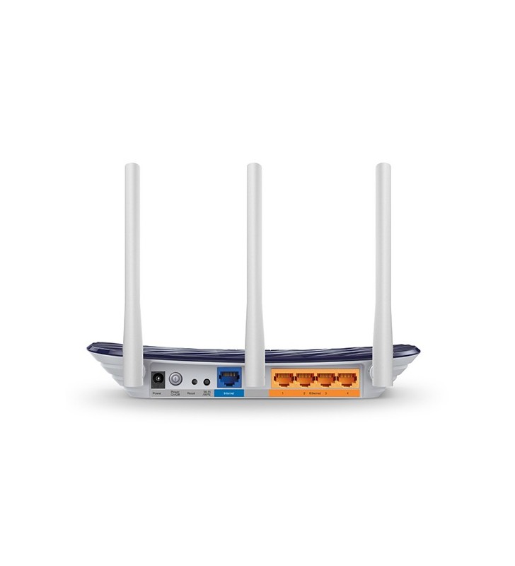 TP-LINK Archer C20 AC750 V4.0 router wireless Fast Ethernet Dual-band (2.4 GHz/5 GHz) 4G Blu marino