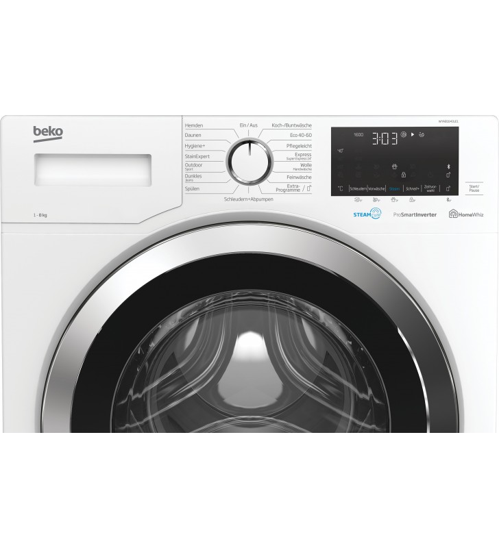 Beko WYA81643LE1 lavatrice Caricamento frontale 8 kg 1600 Giri/min C Bianco