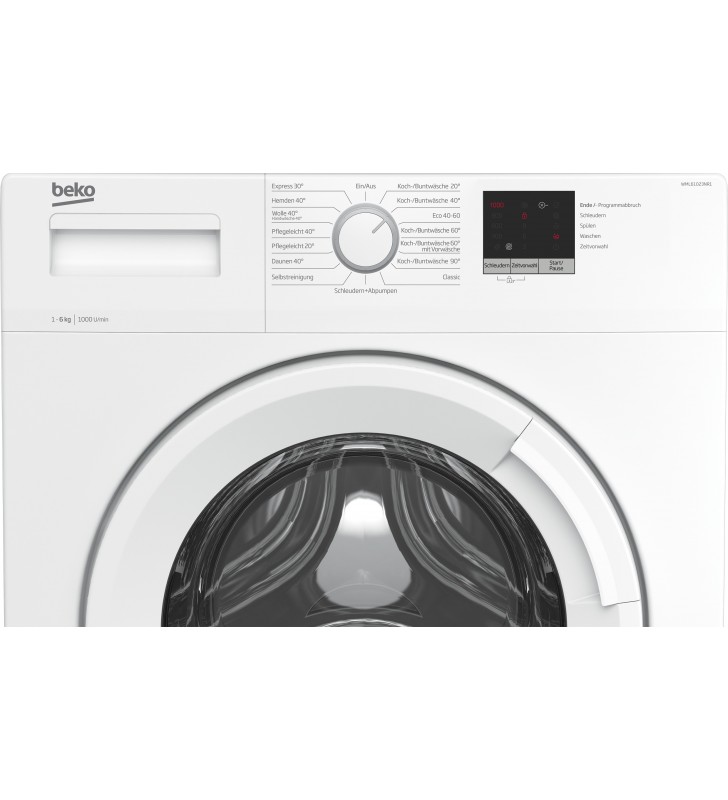 Beko WML61023NR1 lavatrice Caricamento frontale 6 kg 1000 Giri/min E Bianco