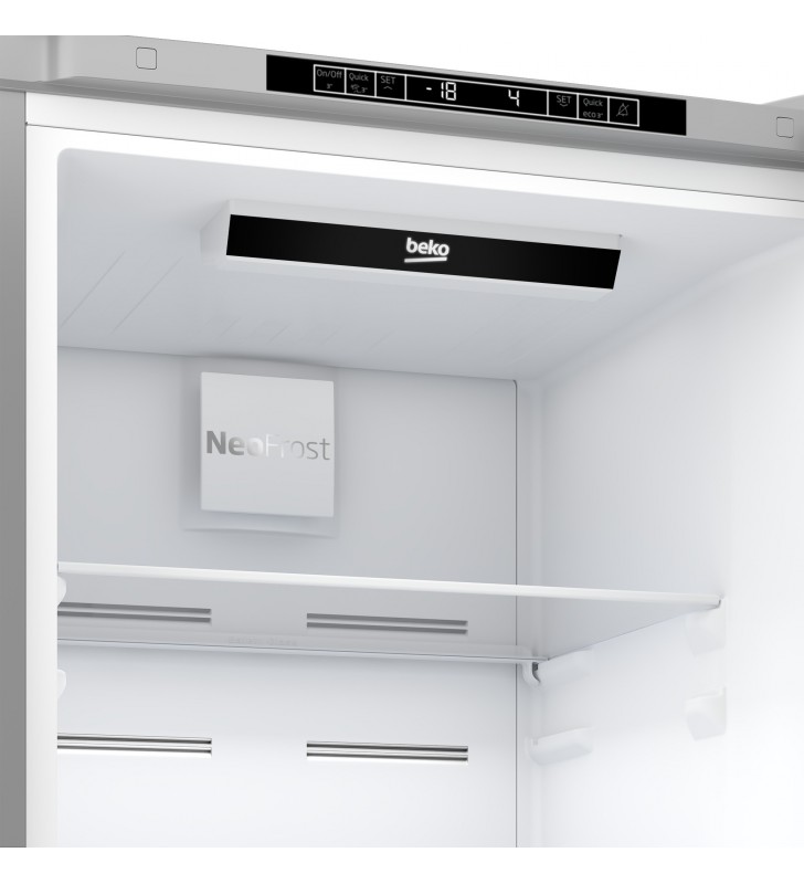 Beko RCNA406I40XBN frigorifero con congelatore Libera installazione 362 L E Acciaio inossidabile