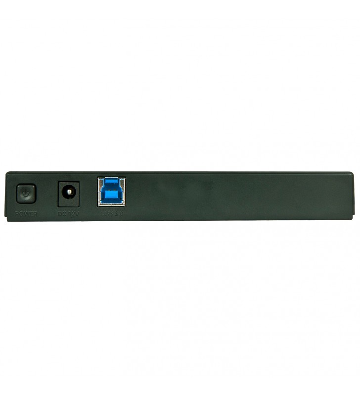 Lindy 43228 hub di interfaccia USB 3.2 Gen 1 (3.1 Gen 1) Type-A 5000 Mbit/s Nero