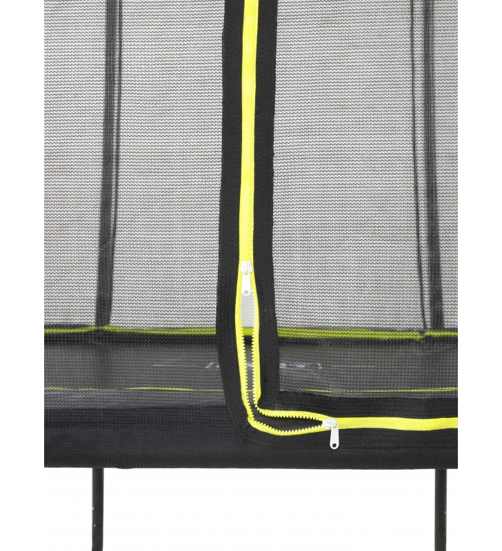 EXIT Silhouette trampoline ø366cm - black Esterno Rotondo Molla elicoidale Trampolino fuori terra