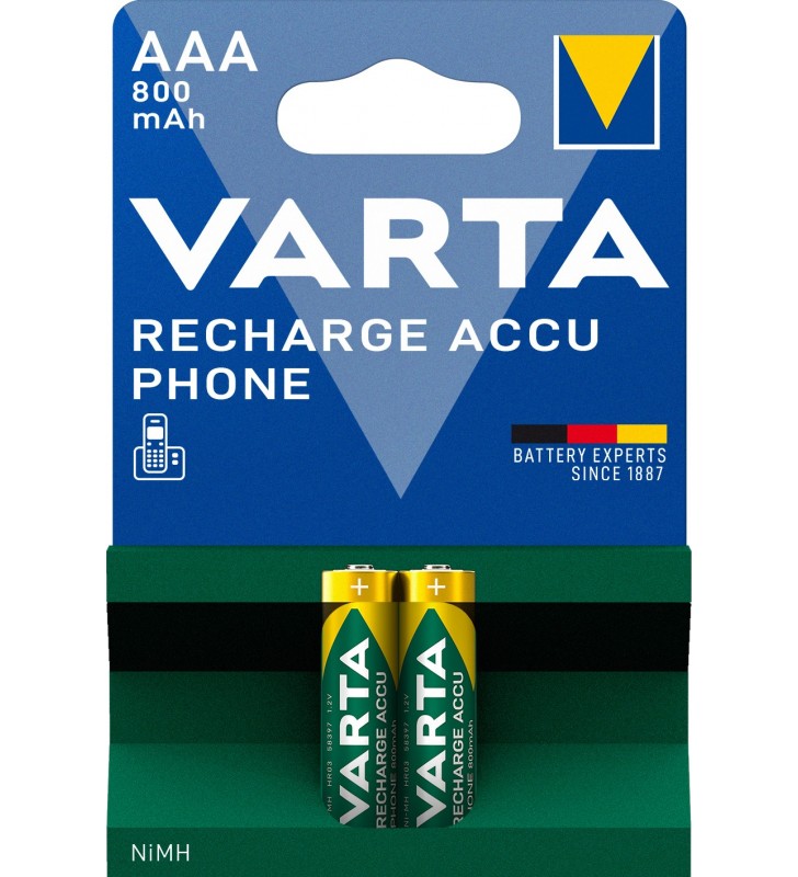 Varta Rech.Accu Phone AAA 800mAh BLI 2