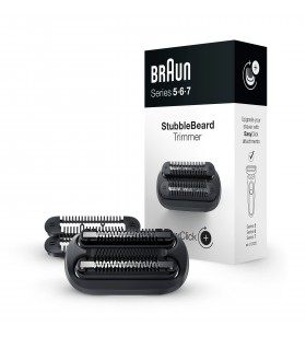 Braun EasyClick Accessorio Rifinitore Effetto Barba Incolta Per Rasoio Elettrico Series 5, 6 E 7 (Nuova Generazione)