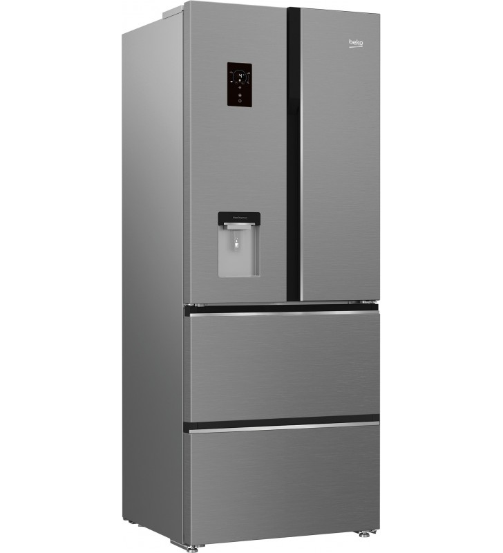 Beko GNE490E30DZXPN frigorifero side-by-side Libera installazione 481 L F Acciaio inossidabile