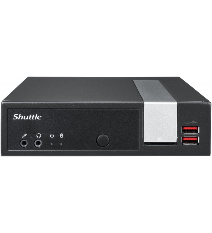 Shuttle XPС slim DL20N6 1.35L sized PC Nero Intel SoC BGA 1090 N6005 2 GHz