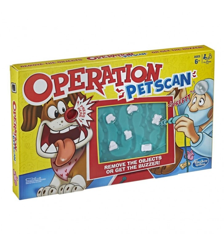 Hasbro Operation Pet Scan Board game Educativo