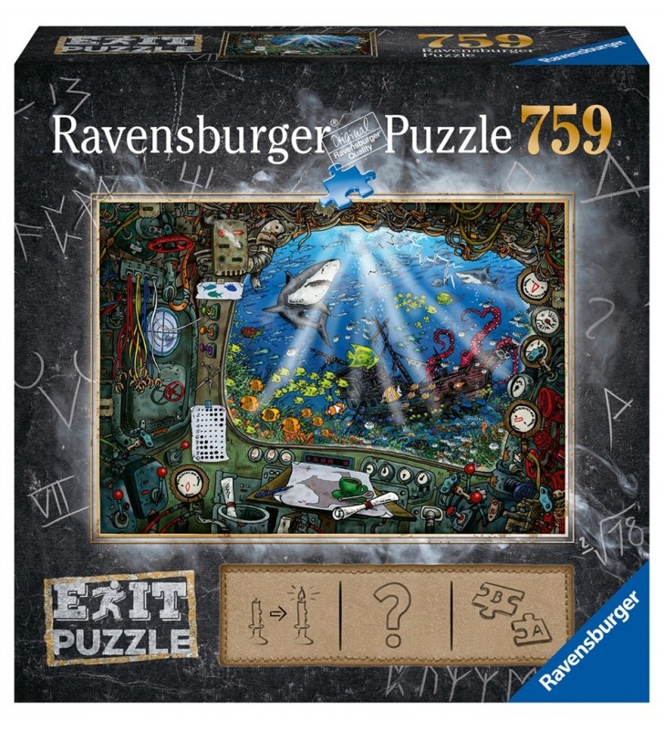 Ravensburger Sottomarino Puzzle 759 pz - Escape the Puzzle