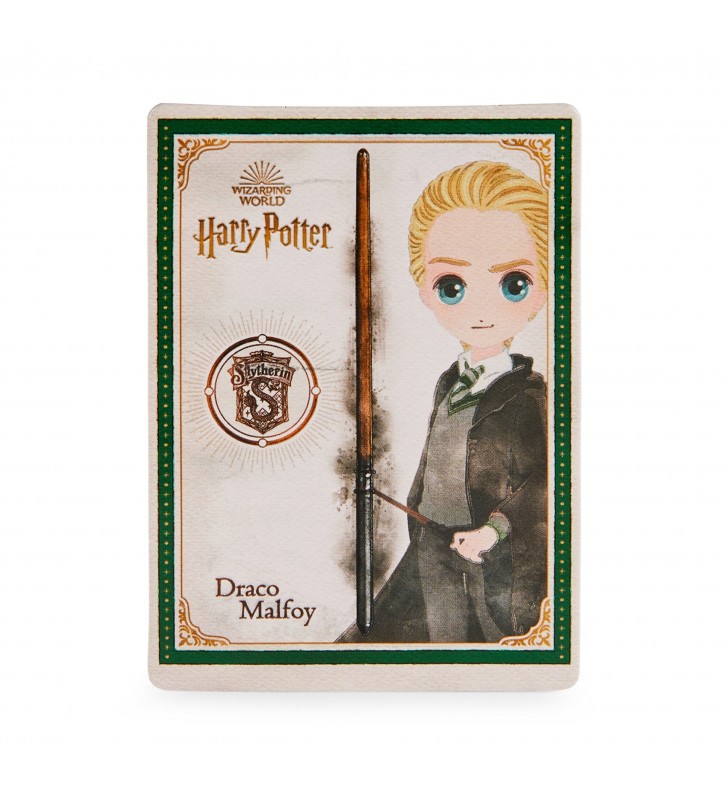 Wizarding World Harry Potter, Spellbinding Wand di Draco Malfoy da 30,5 cm, con carta incantesimo da collezione, giocattoli per