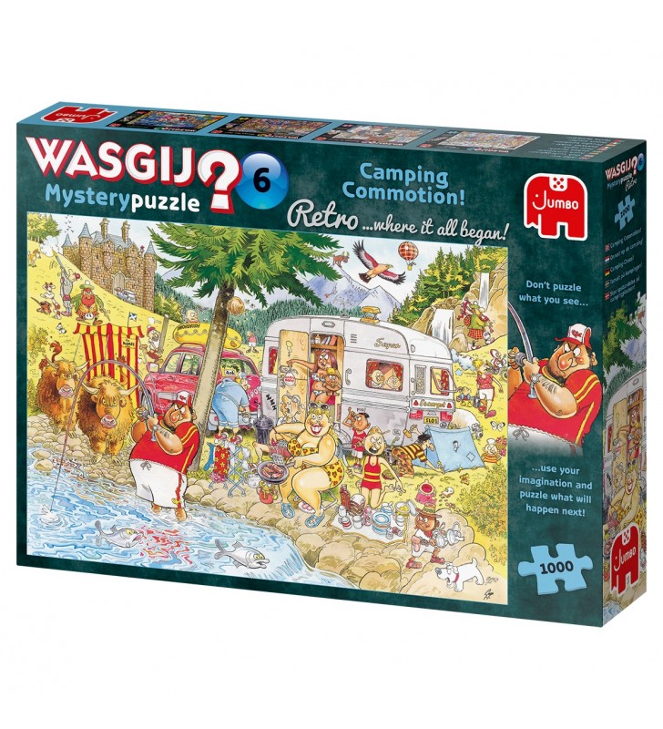 Wasgij Retro Mystery 6 Puzzle 1000 pz Fumetti