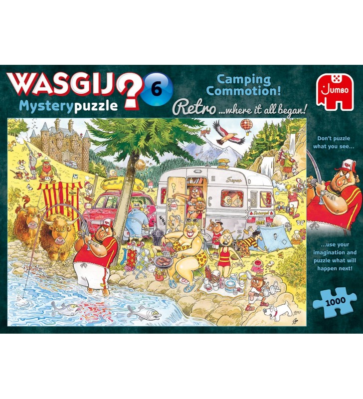 Wasgij Retro Mystery 6 Puzzle 1000 pz Fumetti