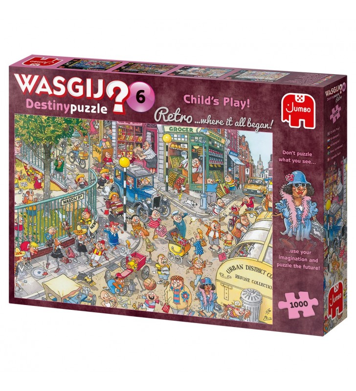 Wasgij Retro Destiny 6 1000pcs Puzzle 1000 pz Fumetti