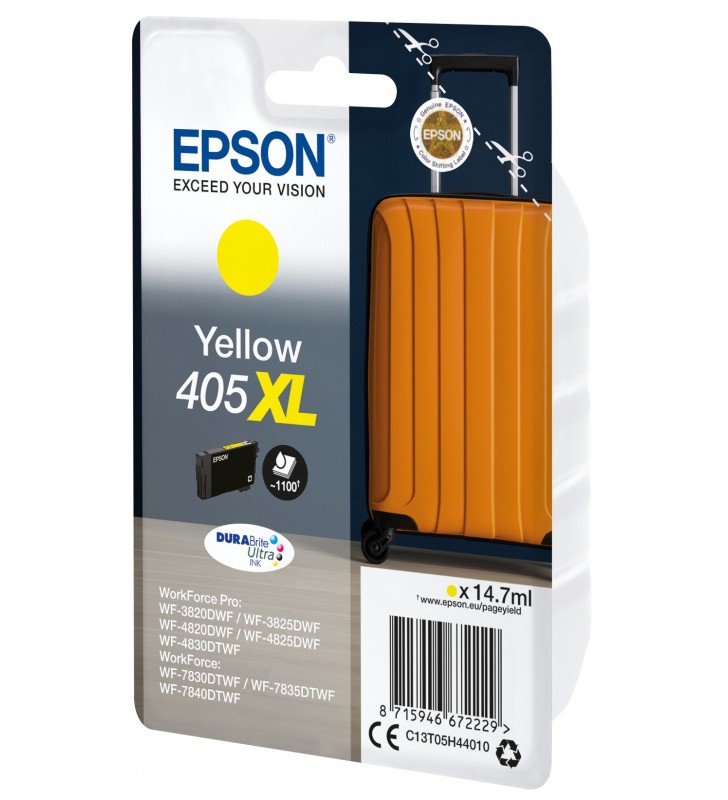 Epson Singlepack Yellow 405XL DURABrite Ultra Ink