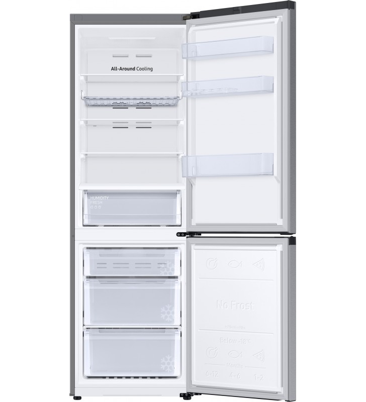 Samsung RL34T602DSA/EG frigorifero con congelatore Libera installazione 344 L D Acciaio inossidabile