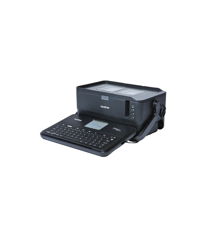 Brother PT-D800W stampante per etichette (CD) Trasferimento termico 360 x 360 DPI Con cavo e senza cavo TZe QWERTY
