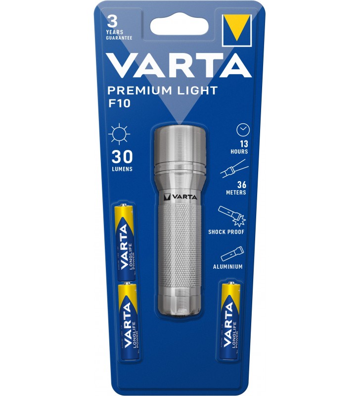 Varta Premium LED Light 3AAA Alluminio Torcia a mano