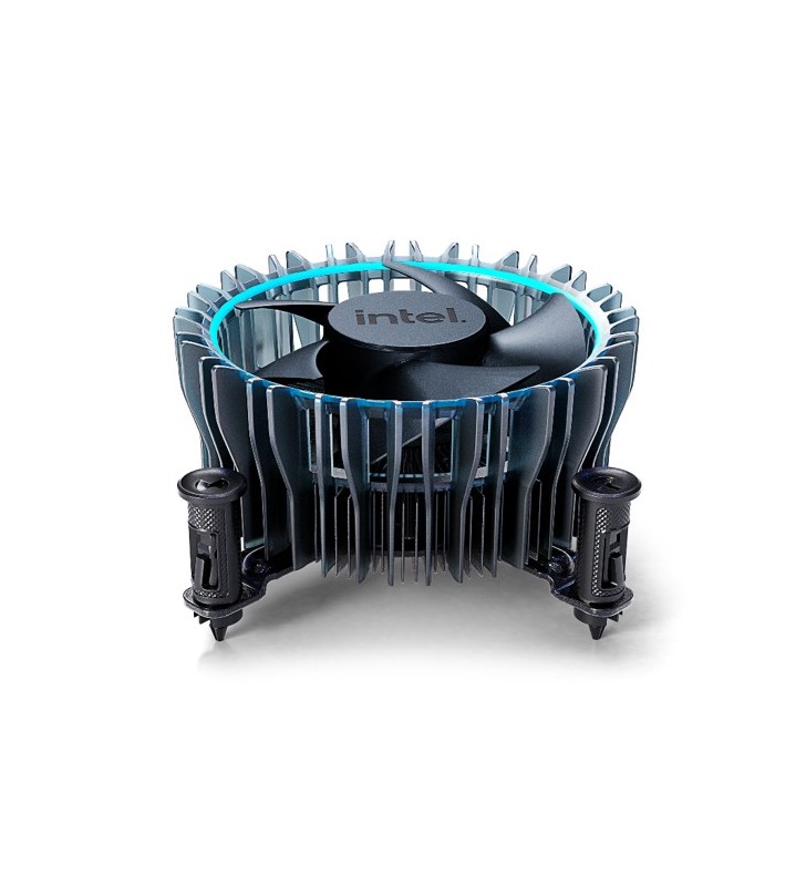 Intel Laminar RM1 Processore Ventilatore Nero, Blu