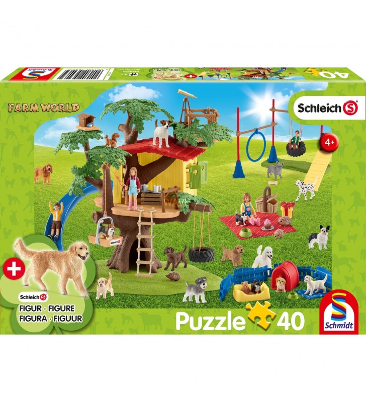 Puzzle Schleich Farm World Fröhliche Hunde
