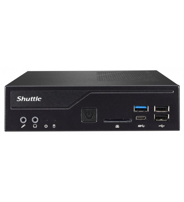Shuttle XPС slim DH410S 1.35L sized PC Nero Intel H410 LGA 1200 (Socket H5)