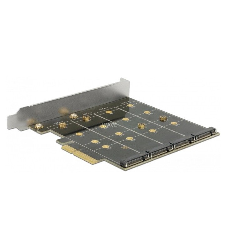 PCIe Karte  4x intern M.2 B mit RAID, RAID-Karte