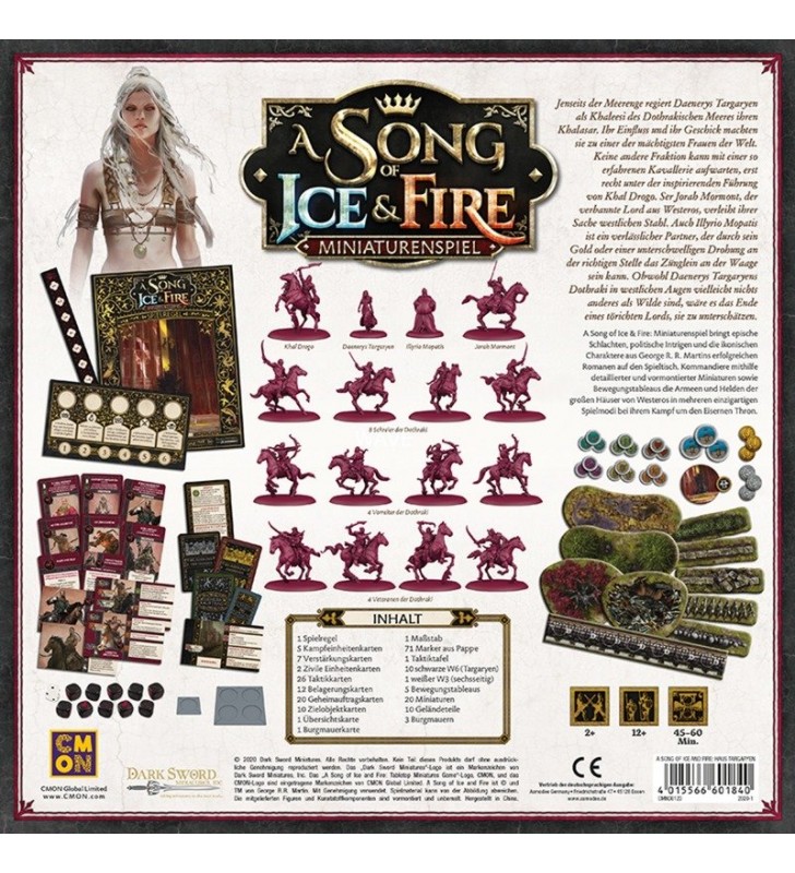 A Song of Ice and Fire: Targaryen Starterset, Tabletop