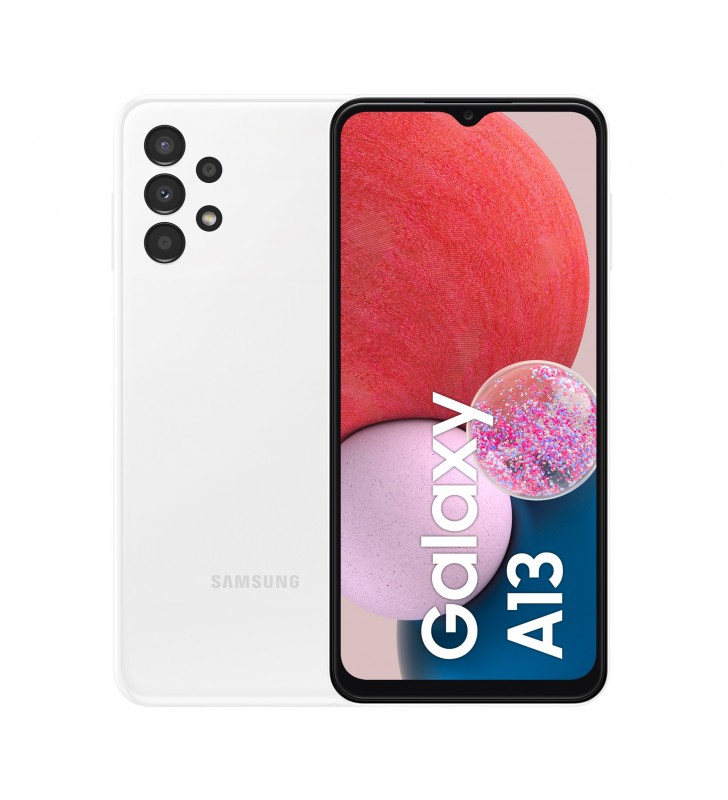Samsung Galaxy A13 Display 6.6” FHD+ TFT LCD, Doppia SIM Android 12, RAM 4 GB, 128 GB, 5.000 mAh, White